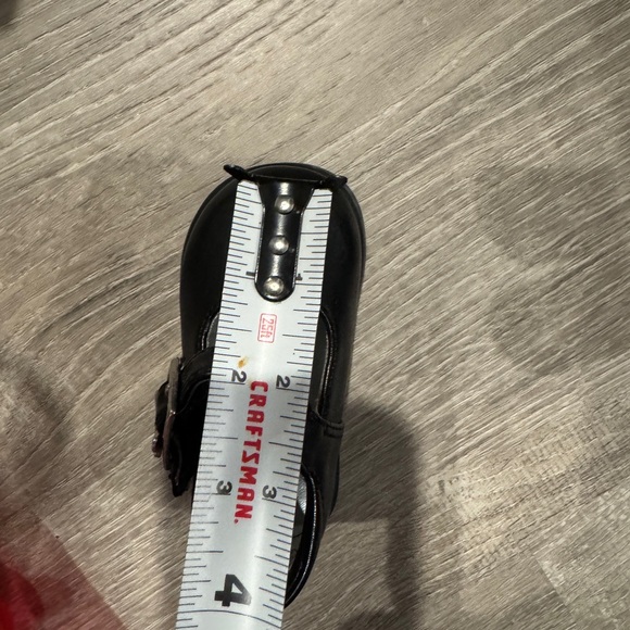 Circo Toddler 2 Girls Black Mary Jane Dress Shoes with Strap and Rounded Toe - Picture 6 of 7